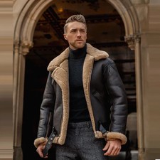 Bomber uomo aviatore RAF nero