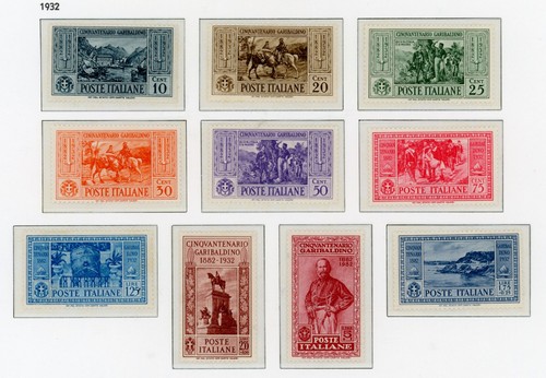 Italia regno 1932 anniv - italia,