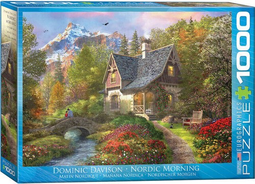 Puzzle 1000 elementi chatka - elementi.,