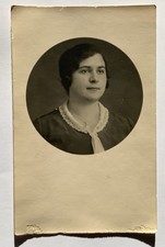 Foto Antica Ritratto Donna  su