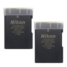Batteria nuova originale Nikon EN-EL14 per D5500 D5600 D5300 D5200 D3300 D3200 P7700