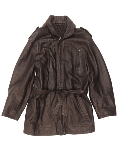 Giacca pelle militare - , uomo
