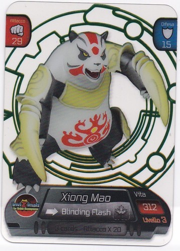 Lamincards invizimals xiong - lamincards,