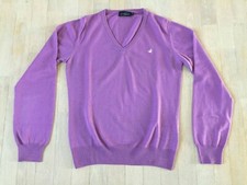MAGLIONE BROOKSFIELD, DONNA, TAGLIA 42, DI COTONE, VIOLA CHIARO, NUOVO ORIGINALE