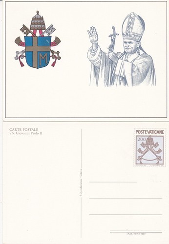 Cartolina papa giovanni apolo - cartolina,