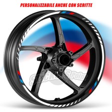 kit Adesivi moto BMW strisce RACING9 - cerchi 17" ruote stickers