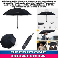 Mini Ombrello Pioggia e Sole Compatto Resistente Ombrello Pieghevole Viaggio...