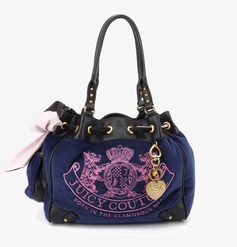 Borsa donna juicy couture blu - juicy,