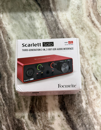 Focusrite scarlett solo - focusrite,