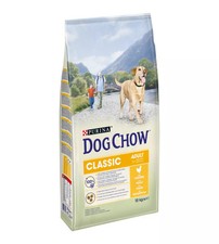 CROCCHETTE PER CANI PURINA "DOG CHOW CLASSIC" ADULTO DI TUTTE LE TAGLIE CON P...