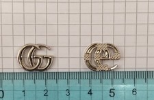 2 Targhette Gucci Argento Da Incollare 