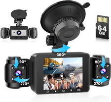 4 Canali Dash Cam 360 Gradi