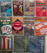 Vendo Collezione  11 libri Poker – Sit’n’Go, Heads-Up, Tornei , Cash Game 