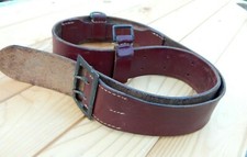 CINTURA PELLE ROSSA MILITARE