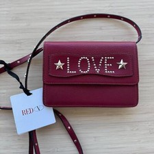 RED Valentino red leather