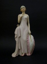 ✅ ELEGANTE ANTICA STATUINA LIBERTY EPOCA 900 IN BISCUIT CAPODIMONTE ANTIQUE-578