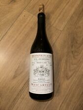 Barolo Riserva Monprivato Ca'd Morissio Giuseppe Mascarello 2008 Bottiglia Vuota