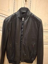 Bomber da uomo in vera pelle