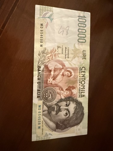 Banconota repubblica italiana - banconota,