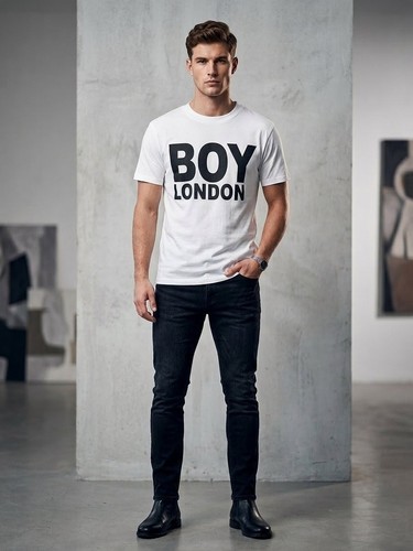 Shirt uomo boy london - boy, bianca