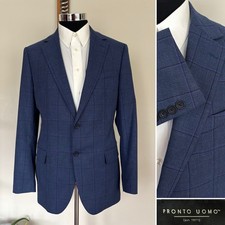 Pronto Uomo Two-Button Plaid