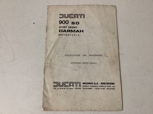 Ducati manuale provvisorio - , 900