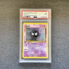 Pokemon •? Carta Gastly Set Base 1 Ed First Edition Card Ita Mint •? PSA 9
