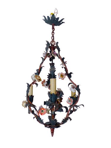 Splendido antico lampadario