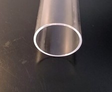 Tubo acrilico. Trasparente, 2"