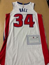 LiAngelo Ball Game Issued fanatics jersey nba detroit pistons