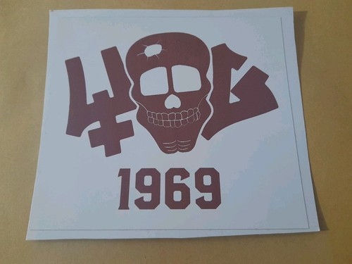 Adesivo ultras granata 1969 - adesivo,