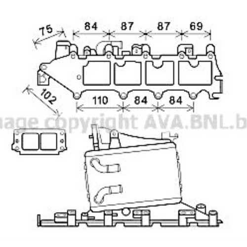 Intercooler raffreddato - , ad