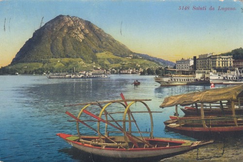 Cartolina lugano ticino - cartolina,