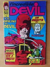 L'INCREDIBILE DEVIL N. 50 marzo 1972- Ed. Corno - con POSTER E ADESIVO - OTTIMO 