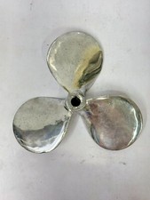 Timeless Marine Elegance Old Three-Blade Vintage Alluminio Metallo Barca Elica