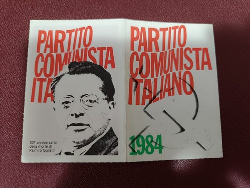 Tessera partito comunista - partito,