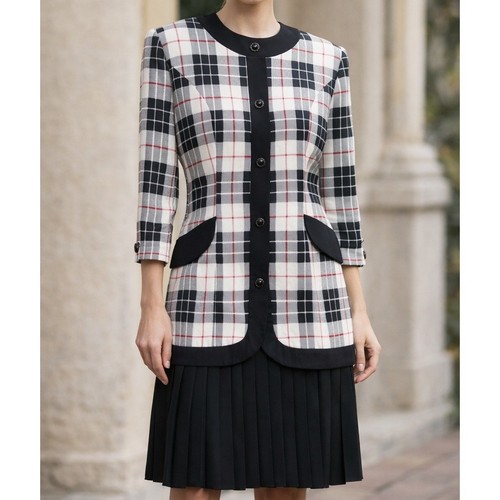 Abito stile giacca quadri - stile, a