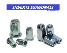 INSERTI ESAGONALI RIVETTI