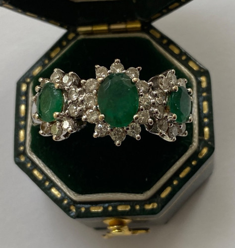 Anello metallo bianco oro