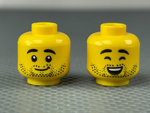 Lego minifigure gialle testa - gialle,