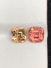 Coppia sfaccettata tormalina