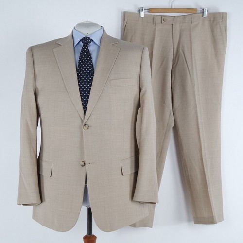 Mens beige suit 48l - beige,