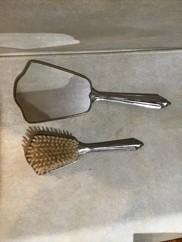 Comodino vintage cromato