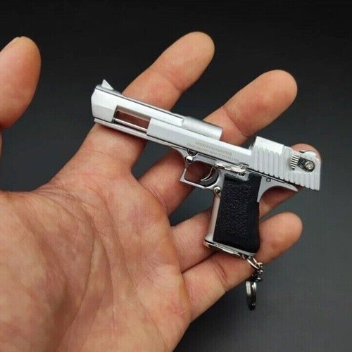 Gun keychain keyring mini - gun,