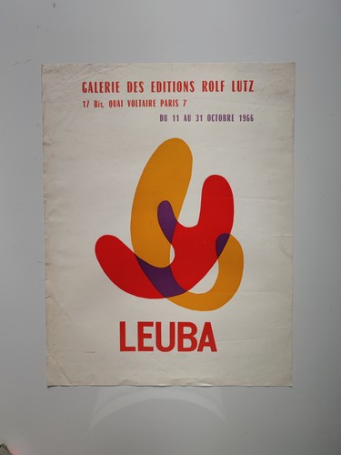 Edmond leuba affiche - leuba,