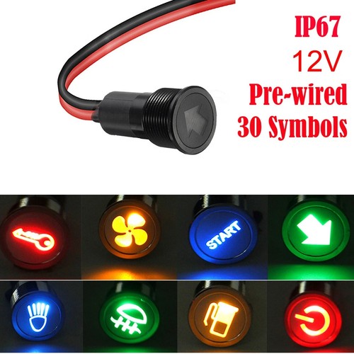 Pannello cruscotto led 10mm