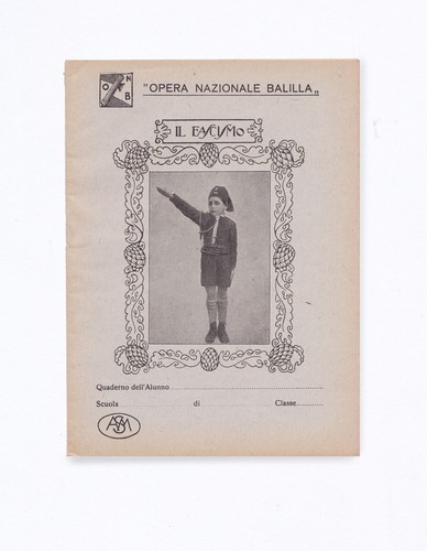 Balilla quaderno ufficiale - quaderno,