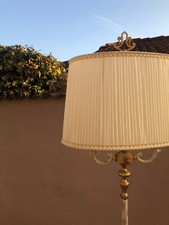 Piantana In Ottone Color Oro