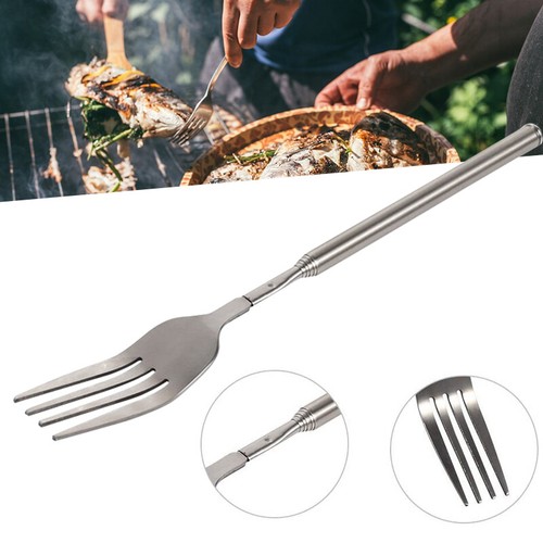 Forchetta bbq telescopica - forchetta,
