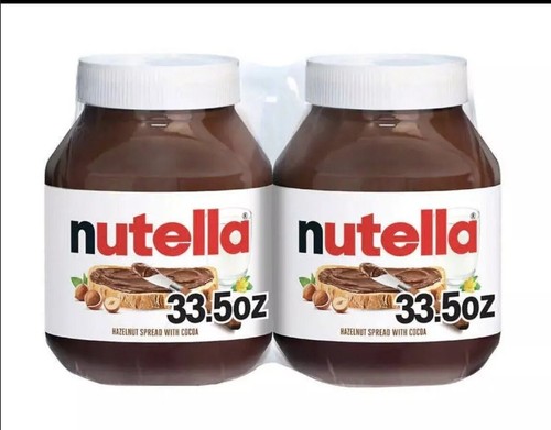 Nutella hazelnut spread - nutella, with